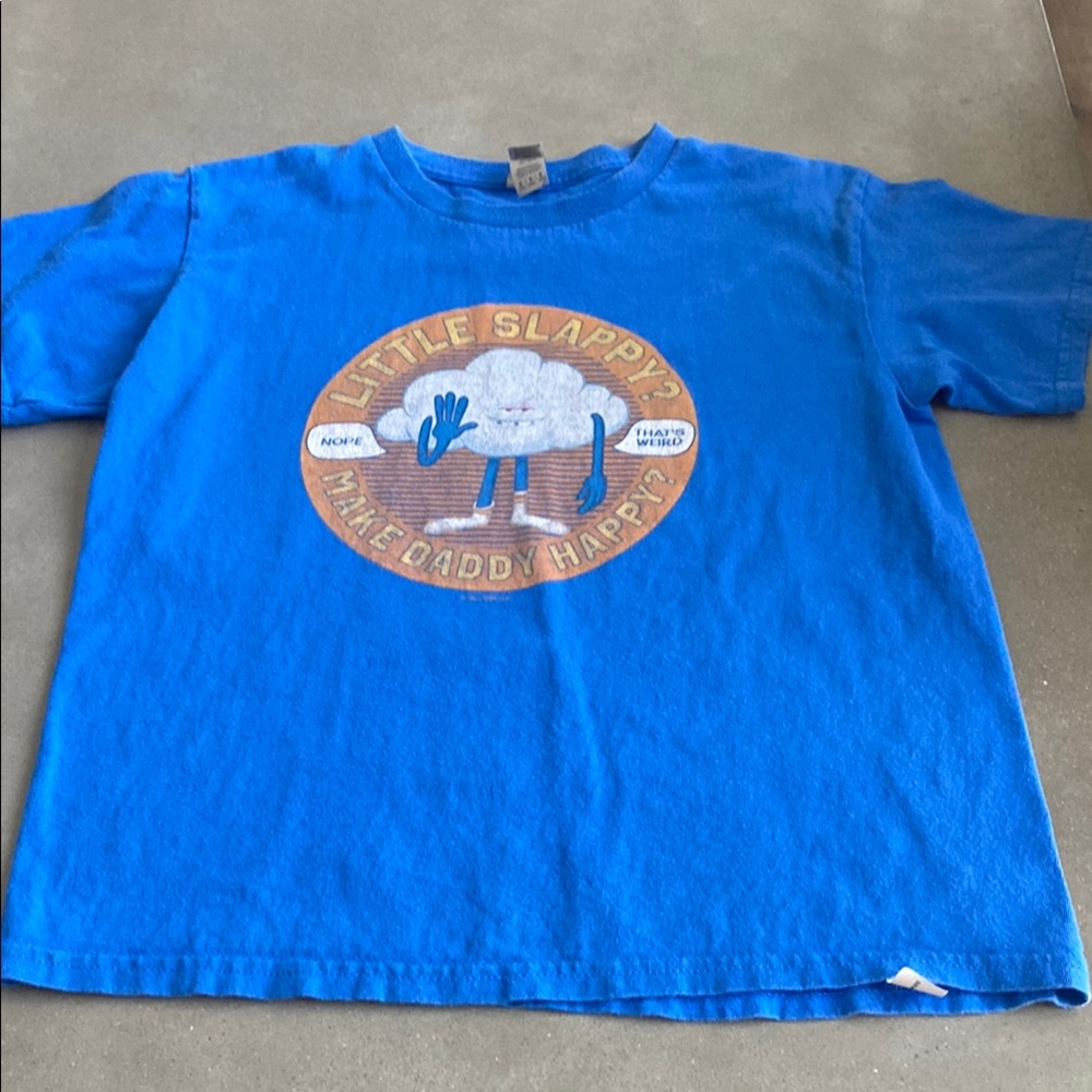 Blue Trolls Kids T-Shirt with Cloud